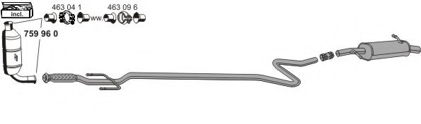 ERNST 090451 Exhaust System